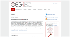 Desktop Screenshot of etudes-geopolitiques.com